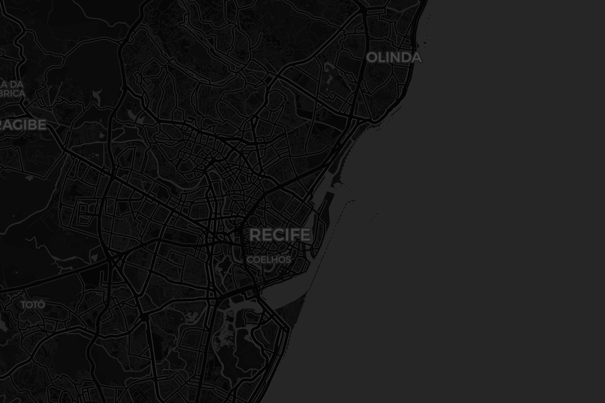 Mapa de Recife, Pernambuco